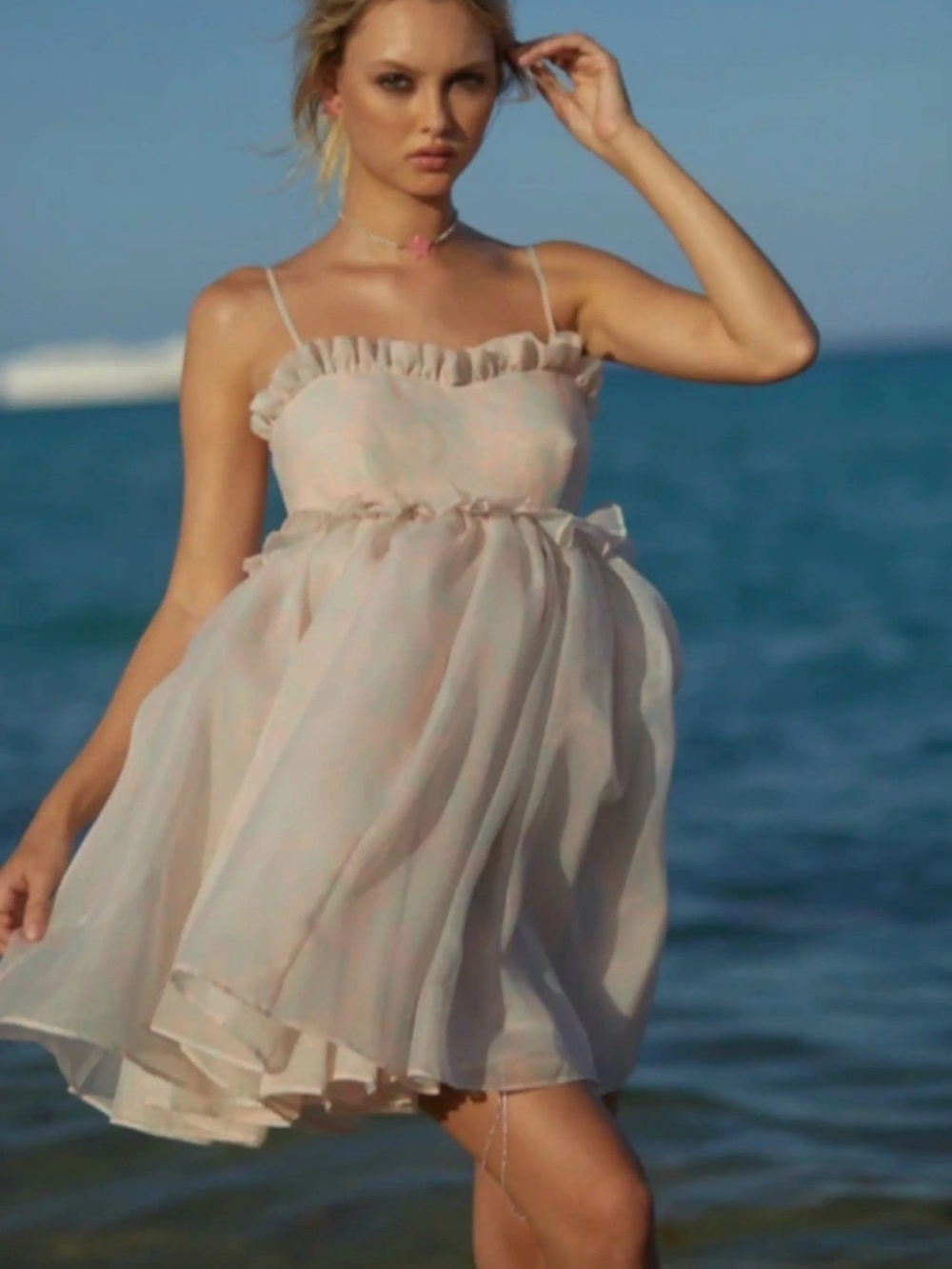 Selkie Rosebud Dress Candy Floss Small NWT